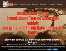 Tablet Screenshot of barakasafarikenya.com